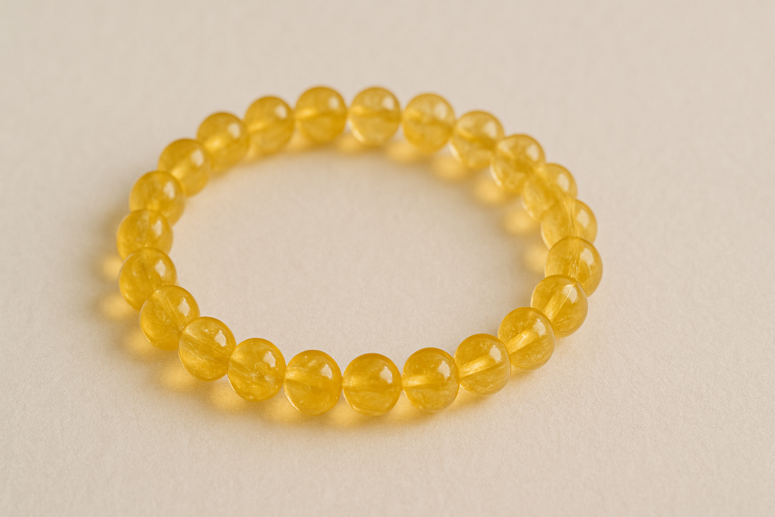 Certified Citrine bracelet 