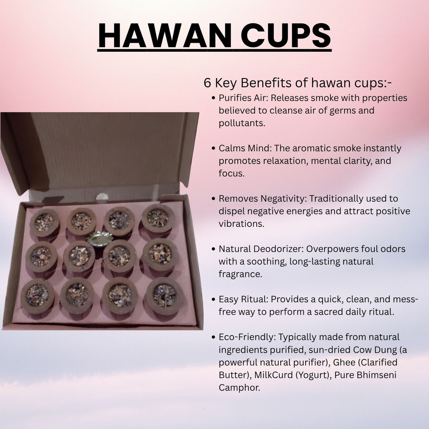 Saakshiyaah Panchagavya Havan Cups